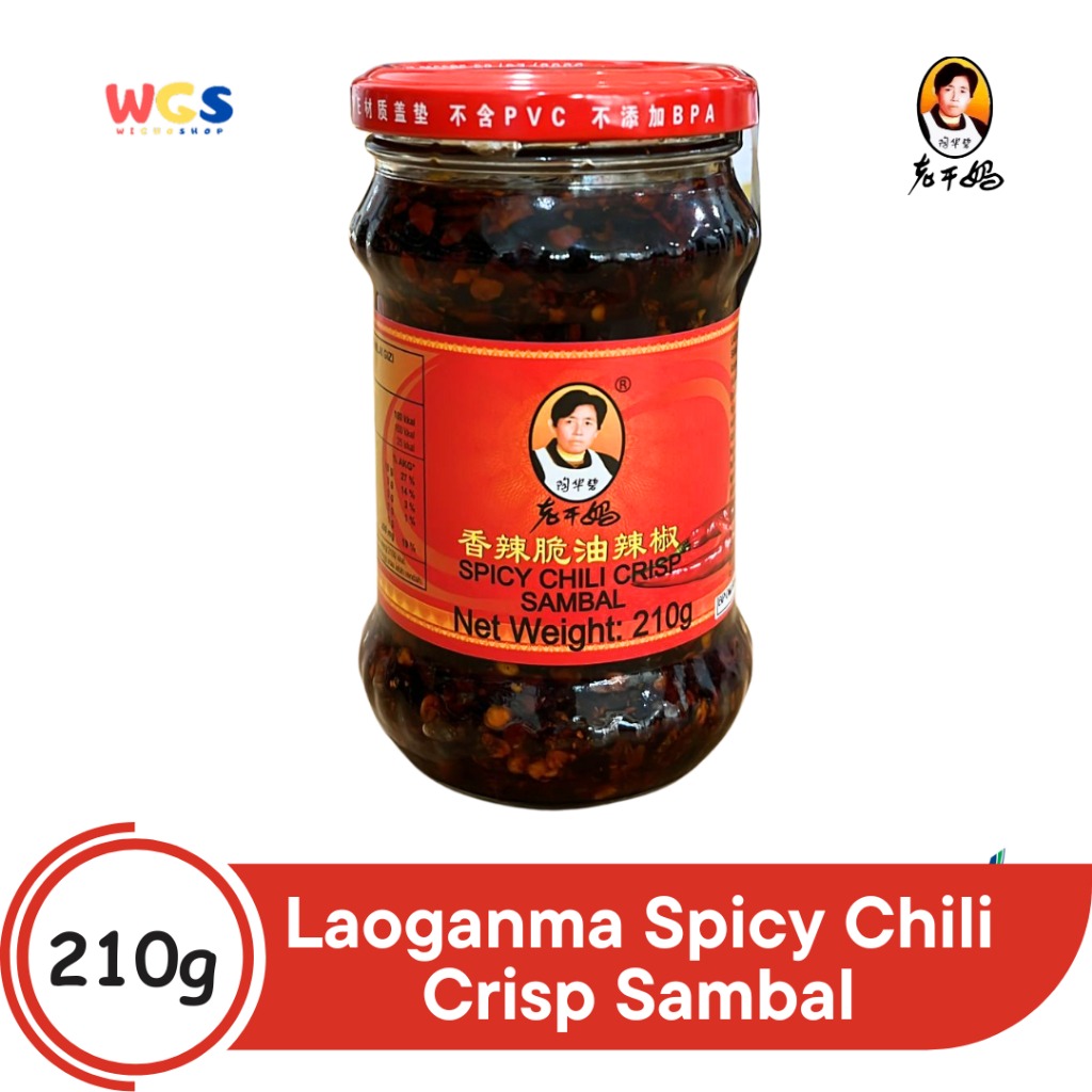 Lao gan ma Spicy Chili Crisp Sambal 210g – Sambal Pedas Gurih Autentik Cina