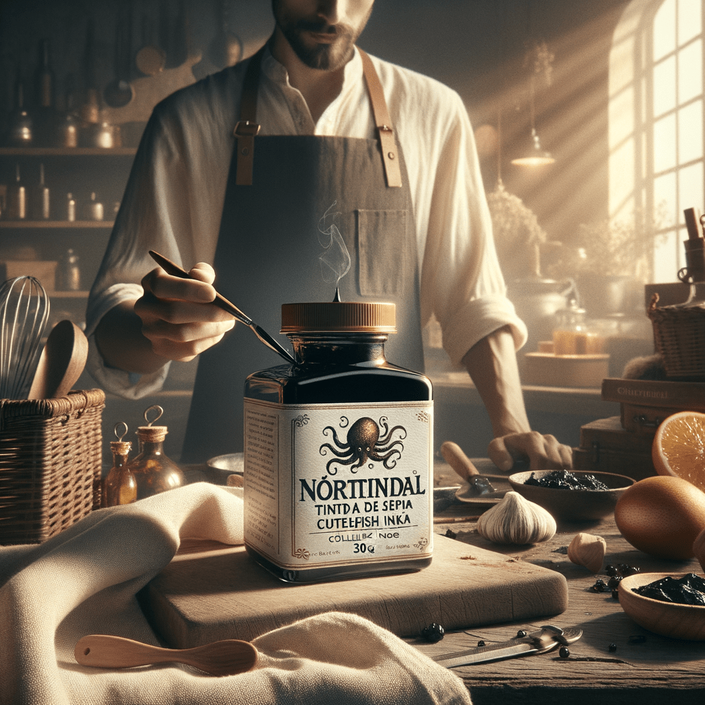 Promo Nortindal Tinta de Sepia Cuttlefish Ink 500g – Tinta Cumi Steril Asli Spanyol untuk Paella & Pasta di Wighoshop