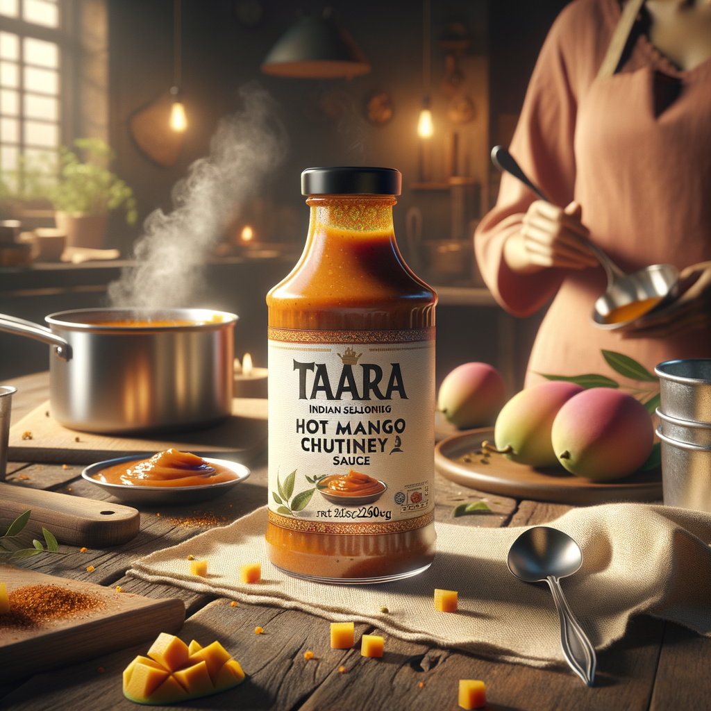 Promo TAARA Indian Seasoning Hot Mango Chutney Sauce 250g - Sauce Mangga Pedas di Wighoshop