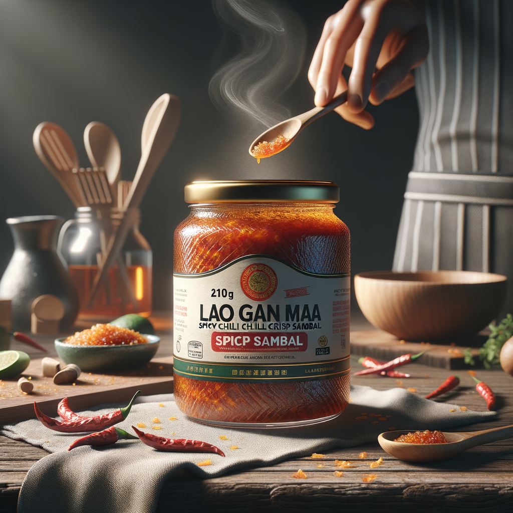 Promo Lao gan ma Spicy Chili Crisp Sambal 210g – Sambal Pedas Gurih Autentik Cina di Wighoshop