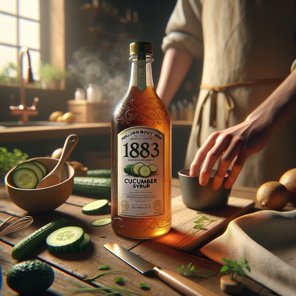 Promo 1883 Maison Routin France Syrup Cucumber Flavor 1 Ltr - 33.8fl oz di Wighoshop