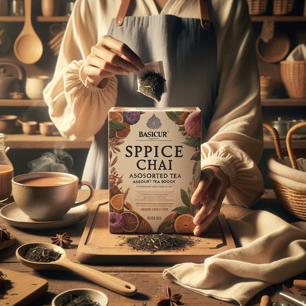 Promo Basilur Spice Chai Assorted Tea Book 32 Tea Bags – Premium Ceylon Black Tea Selection di Wighoshop