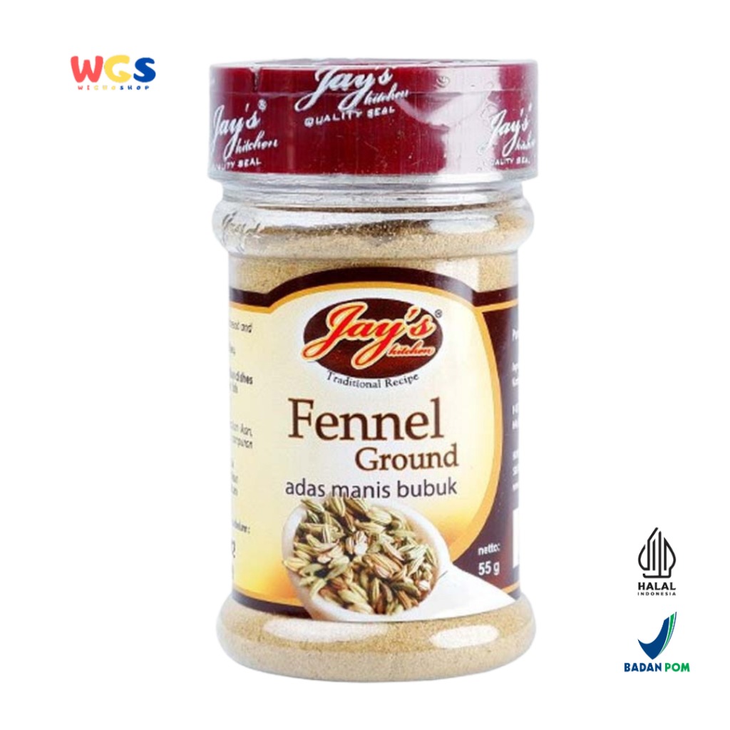 Jay's Kitchen Fennel Ground 55g - Bubuk Adas Manis
