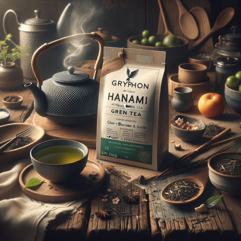 Promo Gryphon Hanami Artisan Green Tea 25g (10 Sachet) – Teh Hijau Jepang Sencha Cherry Blossom & Vanilla di Wighoshop