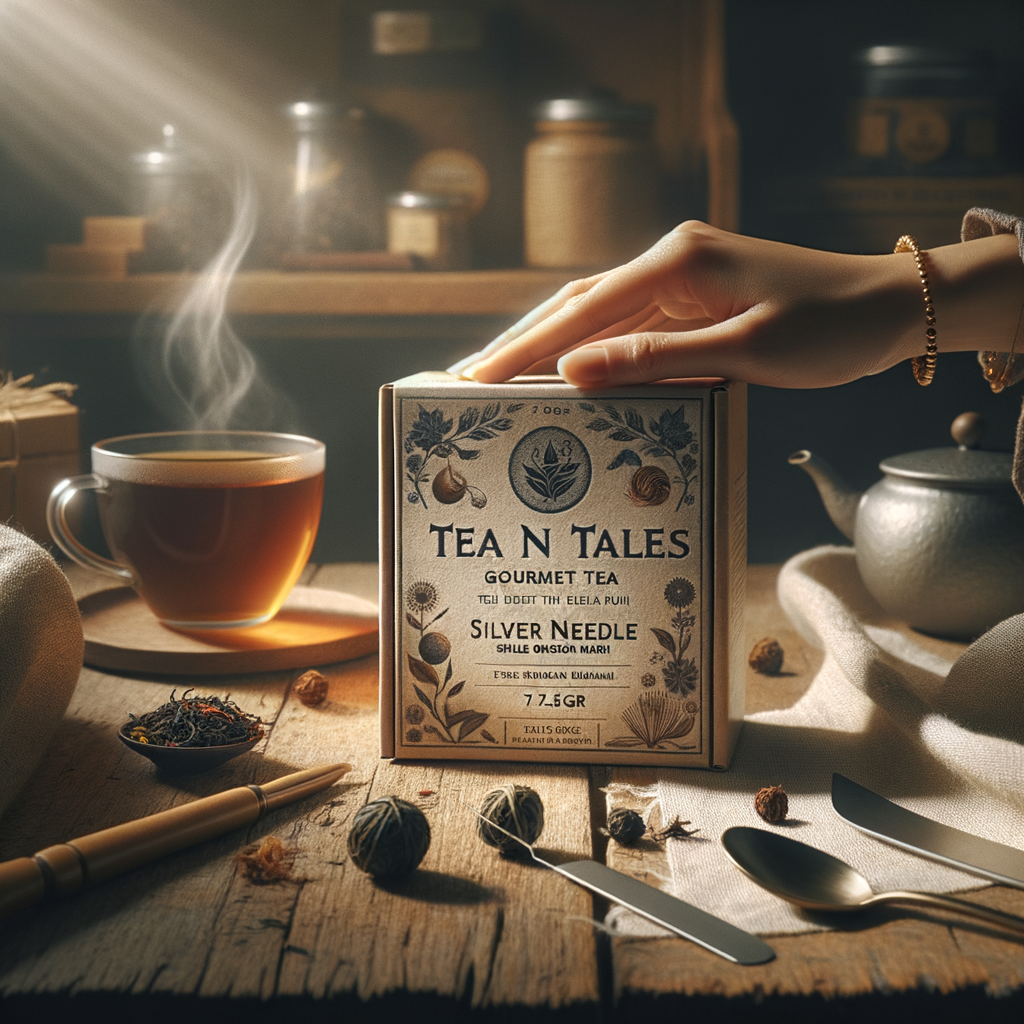Promo Tea N Tales Gourmet Tea Silver Needle 7.5gr (5x1.5gr) – Teh Segitiga Teh Putih Single Origin Murni di Wighoshop