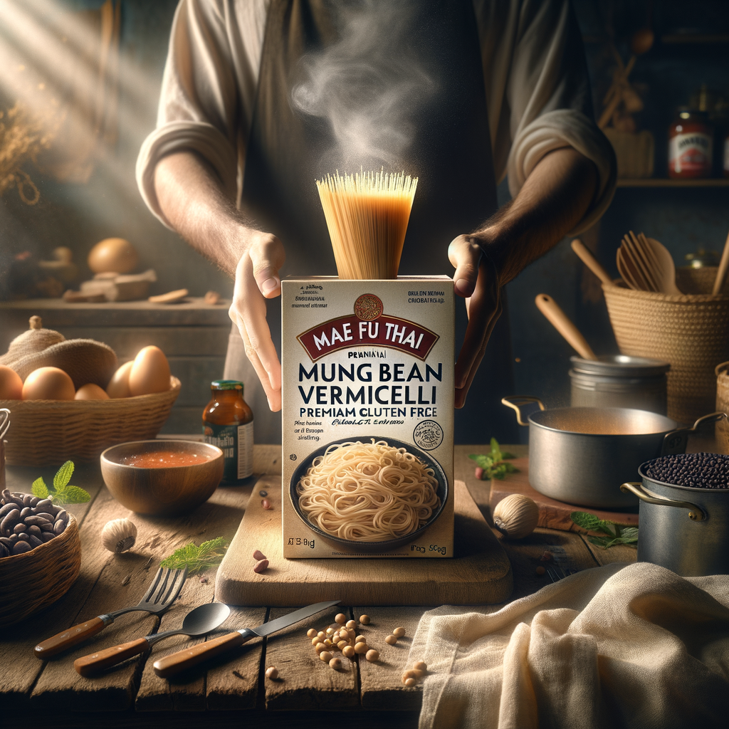Promo Mae Fu Thai Mung Bean Vermicelli Premium Gluten Free 5 x 35g - Bihun Sohun di Wighoshop