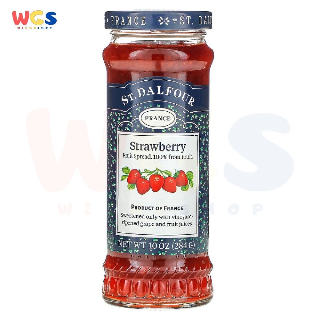 St. Dalfour Selai Strawberry Fruit Spread 284g - Selai Stroberi