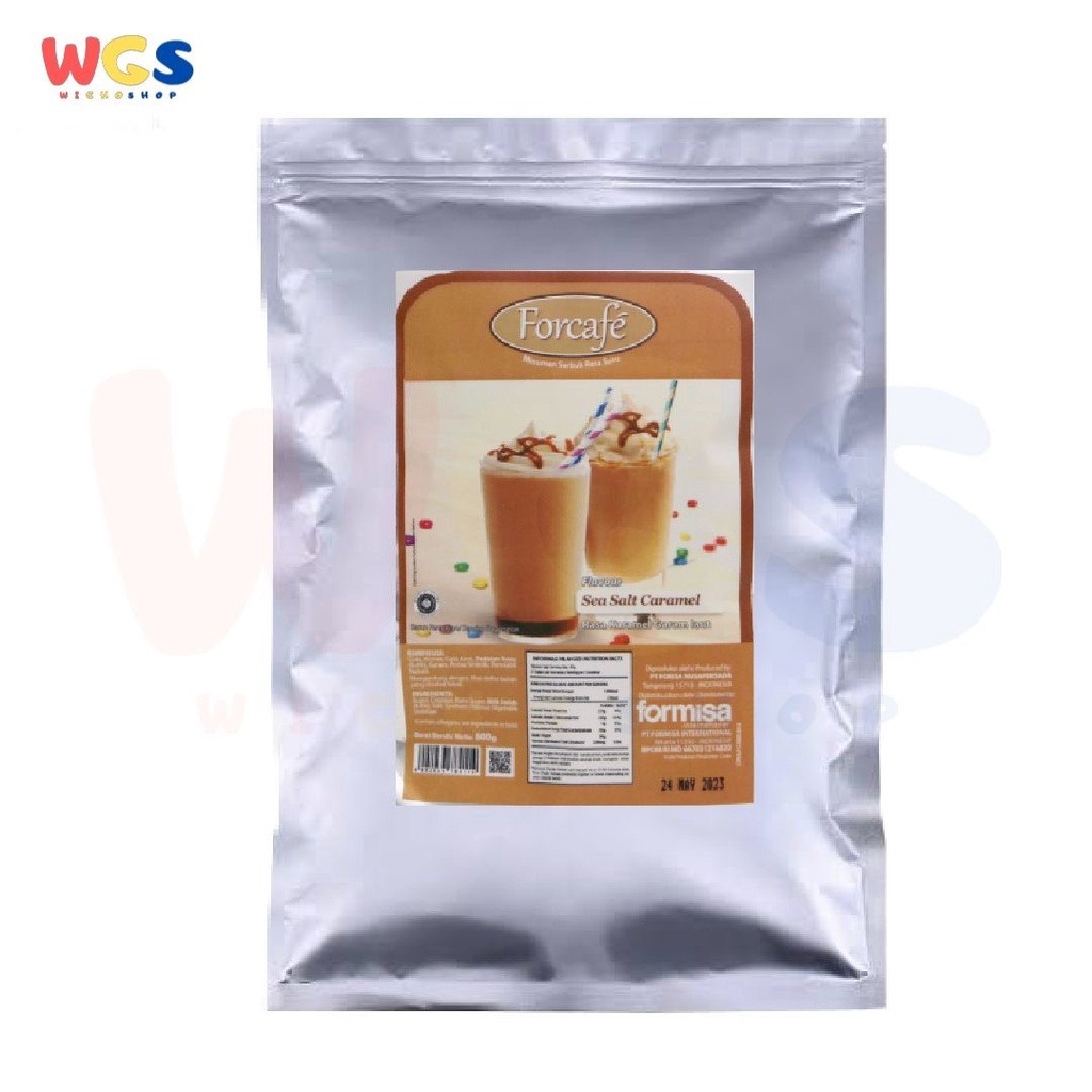 Forcafe Sea Salt Caramel Powder Minuman Bubuk 800g – Rasa Karamel Garam Laut Premium
